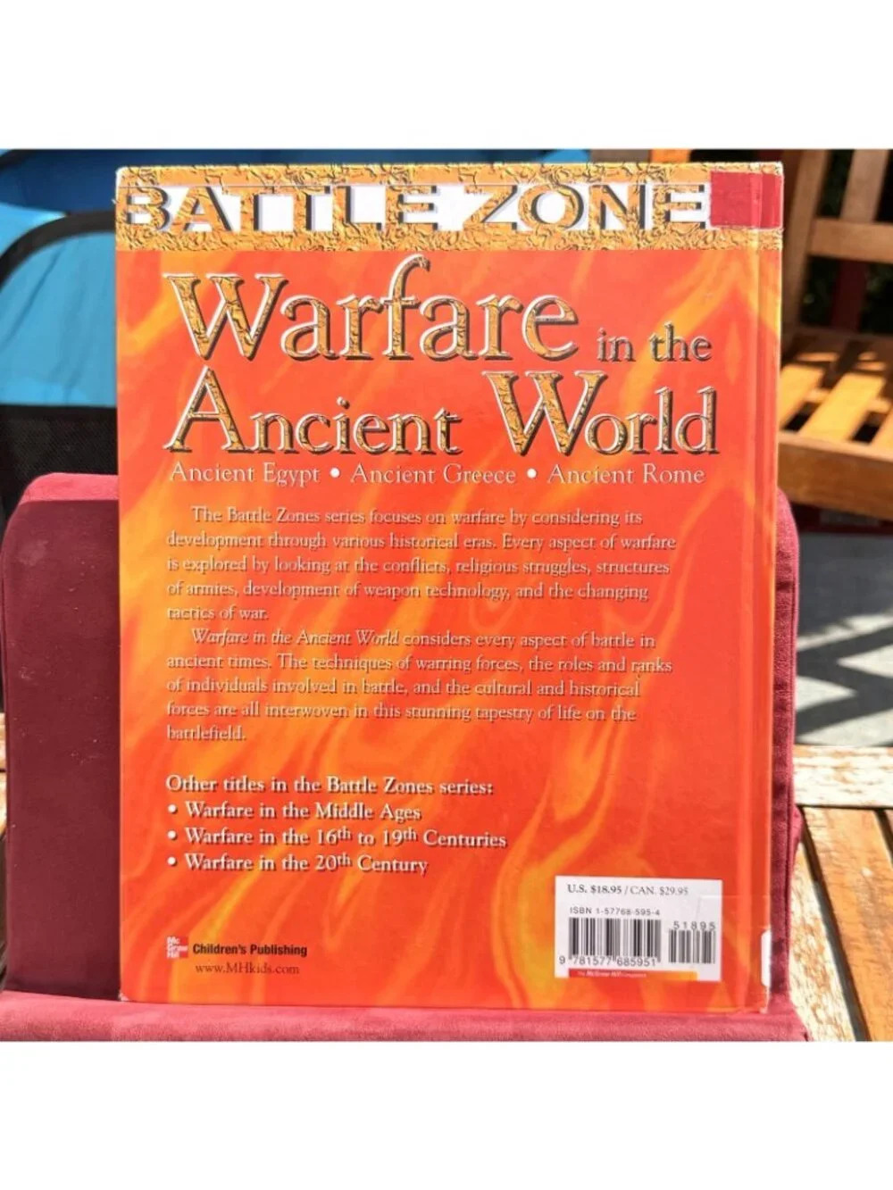Warfare in the Ancient World Egypt Greece Rome Mark Bergin Homeschool History
